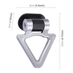 Car Truck Bumper Triangle Tow Hook Adhesive Decal Sticker Exterior Decoration