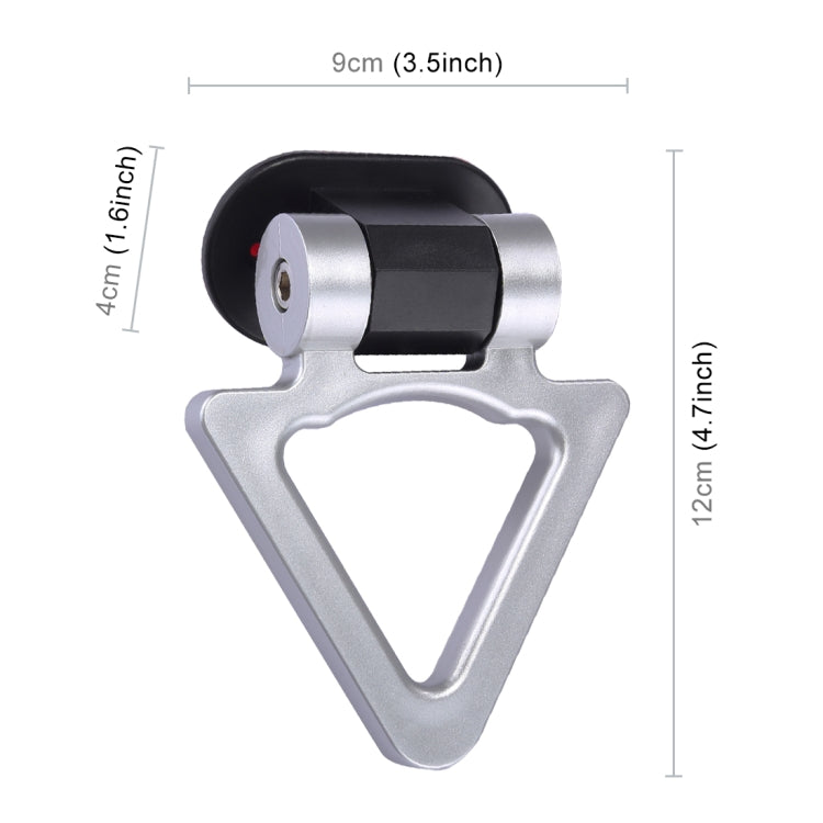 Car Truck Bumper Triangle Tow Hook Adhesive Decal Sticker Exterior Decoration