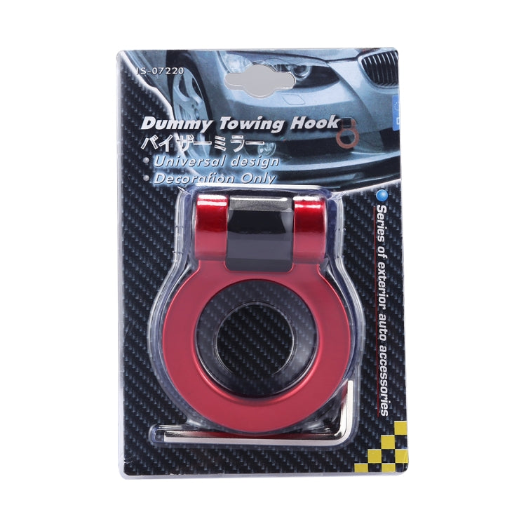 Car Truck Bumper Round Tow Hook Ring Adhesive Decal Sticker Exterior Decoration