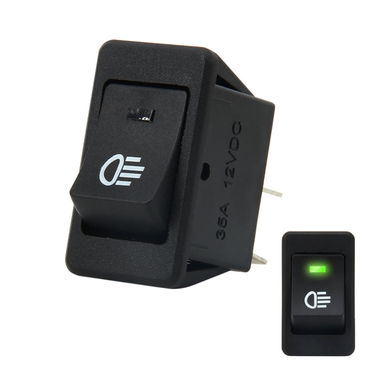 30 Amp 12 Volt Four Plugs LED ON OFF Car Fog Light Switch