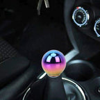 Universal Vehicle Car Gradient Blue Screwed Shifter Cover Manual Automatic Aluminum Gear Shift Knob, Universal Gear Shift Knob