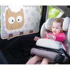 Car Large Rear Window Sunscreen Insulation Window Sunshade Cover, Size: 70*50cm, Mustache, Rocket, Little Pirate, Small Cloud, Camping, Happy Time, Pink Bus, Happy School Bus, Magic World, Moon Baby, Waterpark, House