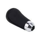 Universal Car Modified Shifter Black Leather Lever Manual 5-Speed Gear Shift Knob, 5-Speed Gear Shift Knob