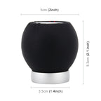 Universal Car Modified Shifter Black Leather Lever Manual 5-Speed Gear Shift Knob Adapter, 5-Speed