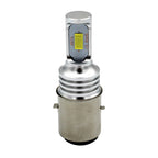 H6/BA20D 1000LM 72W 6000K White Light 2-LED 3570 Bulbs Motorcycle Headlights, DC 12-24V, H6/BA20D