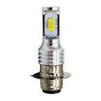 P15D/H6M 1000LM 72W 6000K White Light 2-LED 3570 Bulbs Motorcycle Headlights, DC 12-24V, P15D/H6M