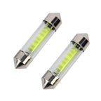 10 PCS 36mm 1W 6000K White Light Car Dome Lamp License LED Reading Light, DC 12V, 36mm