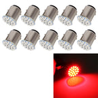 10 PCS Car Auto 1.2W 1157 BAY15D 22-LED Bulbs Brake Light, 1157 Red Light, 1157 Yellow Light