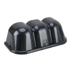 60mm Universal Horizontal Carbon lead Material 3 Triple Auto Car Dash Gauge Meter Pod Mount Holder Dashboard 3 Hole Cup Vehicle Performance Meter Instrument Accessories, Horizontal