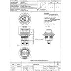 Jtron On/Off Car Battery Switch Car Battery Master Switch MAX DC 32V 100A CONT 150A INT Use for Cars / Off-road Vehicle / Truck, DC 32V 100A