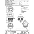 On/Off Car Battery Switch Car Battery Master Switch MAX DC 32V 200A CONT 300A INT Use for Cars / Off-road Vehicle / Truck, DC 32V 200A