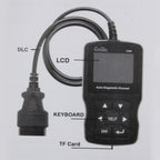 C500 Code Scanner 320*240 Pixel Display Car Scanner  Fault Code Reader Scanner Update Online Automotive Diagnostic Tool, Support SD card, C500