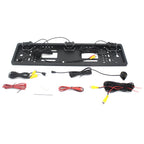 PZ600-L Europe Car License Plate Frame Rear View Camera Visual Rear View Parking System with 2 Reversing Radar Detector, with 2 Reversing Radar Detector