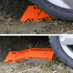 2 PCS Universal Car Snow Chains Mud Tires Traction Mat Wheel Chain Non-slip Tracks Auto Winter Road Turnaround Tool Anti Slip Grip Tracks, Tires Traction Mat 2