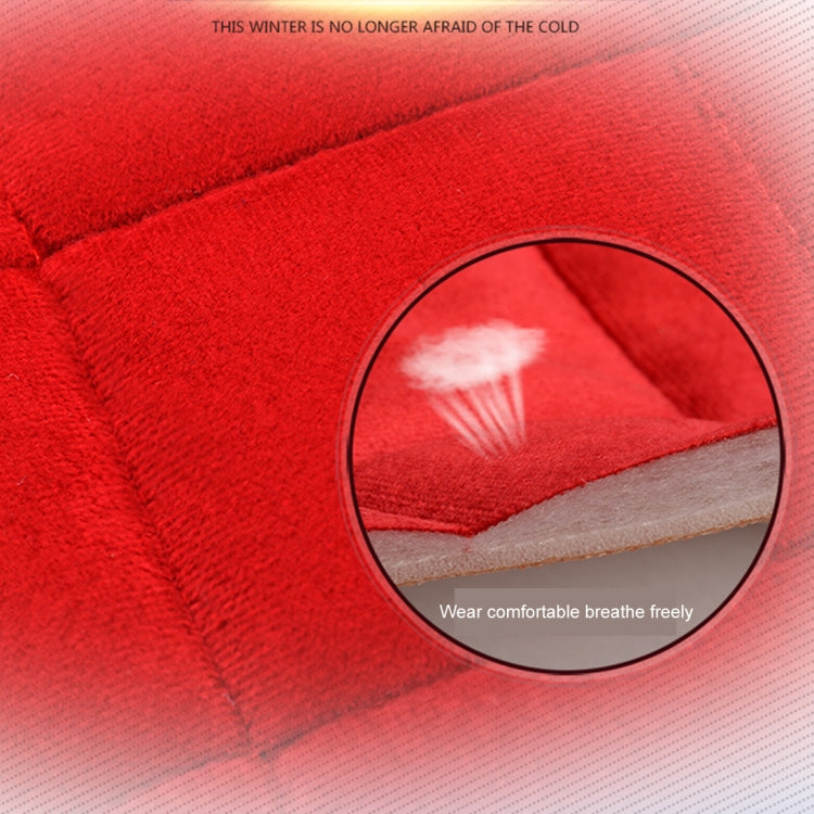 3 PCS / Set  Warm Car Seat Cover Cushion Five Seats Universal Two Front Row Seat Covers and One Back Row Seat Cover Car Non-slip Chair Pad Warm Car Mats No Back Plush Cushion