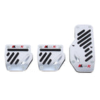 CS-321 3 in 1 Non-Slip Manual Car Truck Pedals Foot Brake Pad Cover Set