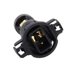 2 PCS Super Bright PSX24W DC 12V 5W 350LM Auto Car Fog Light with 16 SMD-3030 LED Bulbs Lamp, White + Yellow Light, PSX24W