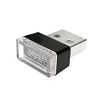 Universal PC Car USB LED Atmosphere Lights Emergency Lighting Decorative Lamp, Yellow Light, Ice Blue, Blue Light, Pink Light, Green Light, Red Light