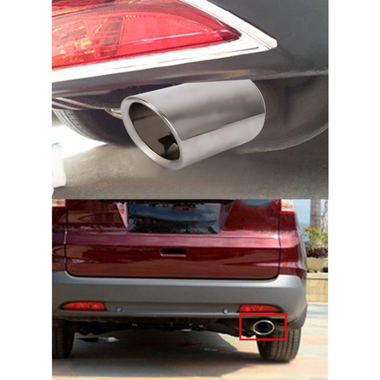 Car Styling Stainless Steel Exhaust Tail Muffler Tip Pipe for VW Volkswagen 1.2T Swept Volume, 1.2T