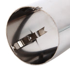 2 PCS Car Styling Stainless Steel Exhaust Tail Muffler Tip Pipe for VW Volkswagen 1.8T/2T Swept Volume, Audi A1/A3/A4L/Q3/Q5, 1.8T/2T