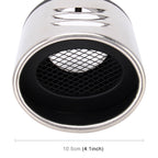 Universal Car Styling Stainless Steel Straight Bolt-on Exhaust Tail Muffler Tip Pipe with Mesh