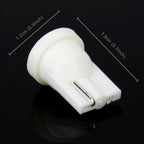 10 PCS T10/W5W/194/501/168 0.4W 20LM 6500K COB Bulbs Car Reading Lamp Clearance Light, DC 12V, Ice Blue Light, White Light