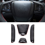 4 in 1 Steering Wheel H Logo Trim Decal Sticker for Honda Civic 10th Gen 2016-2019, H Logo Trim