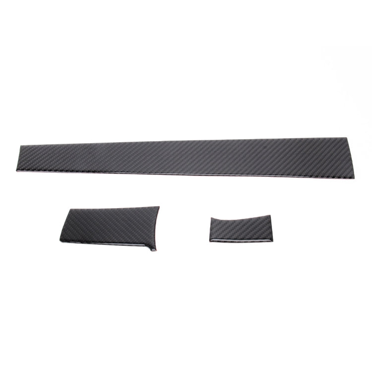 3 in 1 Carbon Fiber Central Control Gears Shift Panel Cover Trim Decals Decorative Sticker for Honda Civic 10th Gen 2016-2019, 3 in 1 Central Control