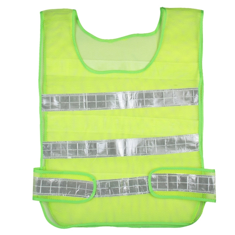 Reflective Fluorescent Vest Safty Cloth Driving School Construction Traffic Safty Warning Working Cloth, Vest 3/Green, Vest 4/Red