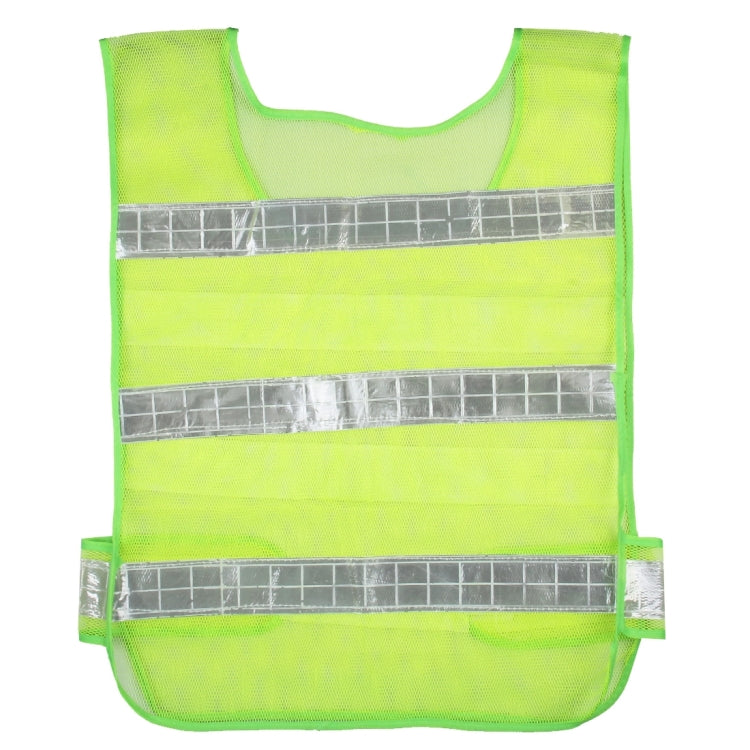 Reflective Fluorescent Vest Safty Cloth Driving School Construction Traffic Safty Warning Working Cloth, Vest 3/Green, Vest 4/Red
