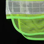 Reflective Fluorescent Vest Safty Cloth Driving School Construction Traffic Safty Warning Working Cloth, Vest 3/Green, Vest 4/Red