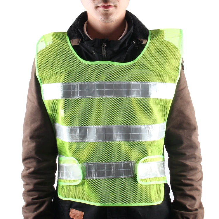 Reflective Fluorescent Vest Safty Cloth Driving School Construction Traffic Safty Warning Working Cloth, Vest 3/Green, Vest 4/Red
