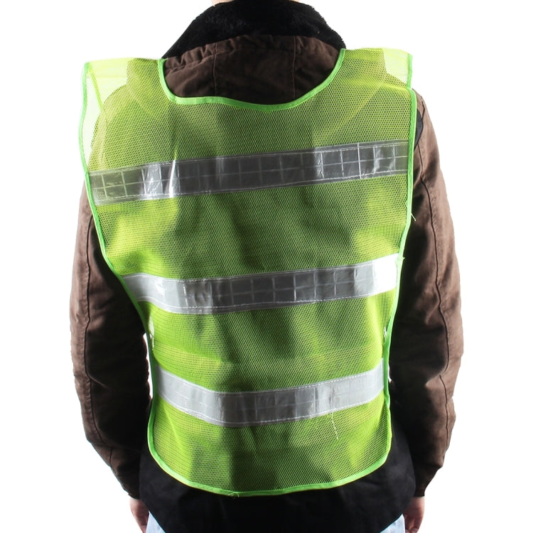 Reflective Fluorescent Vest Safty Cloth Driving School Construction Traffic Safty Warning Working Cloth, Vest 3/Green, Vest 4/Red