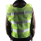 Reflective Fluorescent Vest Safty Cloth Driving School Construction Traffic Safty Warning Working Cloth, Vest 3/Green, Vest 4/Red