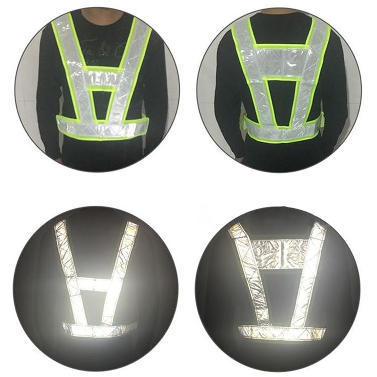 Reflective Fluorescent Vest Driving School Construction Traffic Safty Warning Reflective Vest, Vest 2