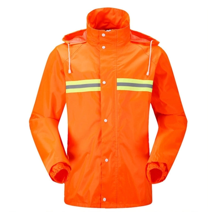 Adult Split Reflective Raincoats Rain Pants Cleaners Waterproof Clothes Labor Insurance Safety Sanitation Suits, Size: XL, Size: XL