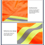 Adult Split Reflective Raincoats Rain Pants Cleaners Waterproof Clothes Labor Insurance Safety Sanitation Suits, Size: XL, Size: XL