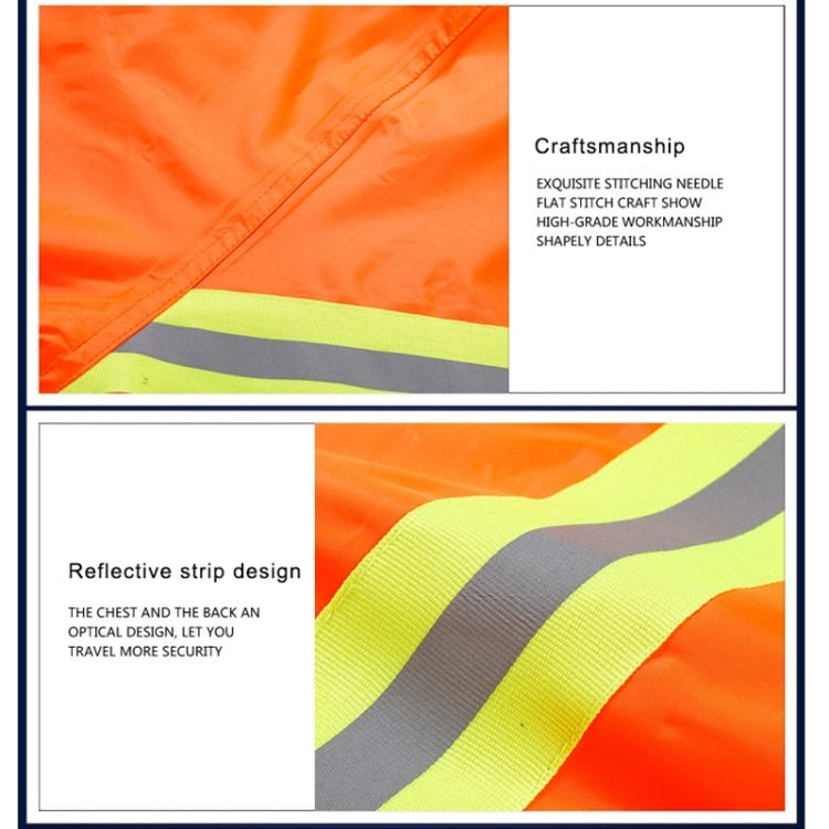 Adult Split Reflective Raincoats Rain Pants Cleaners Waterproof Clothes Labor Insurance Safety Sanitation Suits, Size: XL, Size: XL
