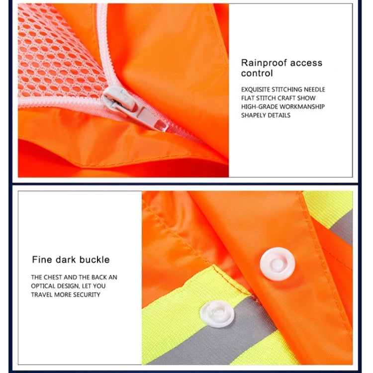 Adult Split Reflective Raincoats Rain Pants Cleaners Waterproof Clothes Labor Insurance Safety Sanitation Suits, Size: 2XL, Size: 2XL