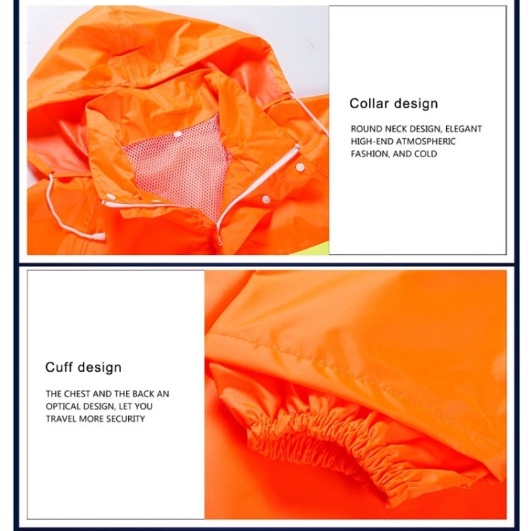 Adult Split Reflective Raincoats Rain Pants Cleaners Waterproof Clothes Labor Insurance Safety Sanitation Suits, Size: 3XL, Size: 3XL