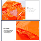 Adult Split Reflective Raincoats Rain Pants Cleaners Waterproof Clothes Labor Insurance Safety Sanitation Suits, Size: L, Size: L