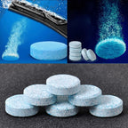 12 PCS Car Solid Wiper Fine Auto Window Cleaning Windshield Glass Cleaner Washer Tablets(1 PCS=4L Water), 12 PCS Glass Cleaner