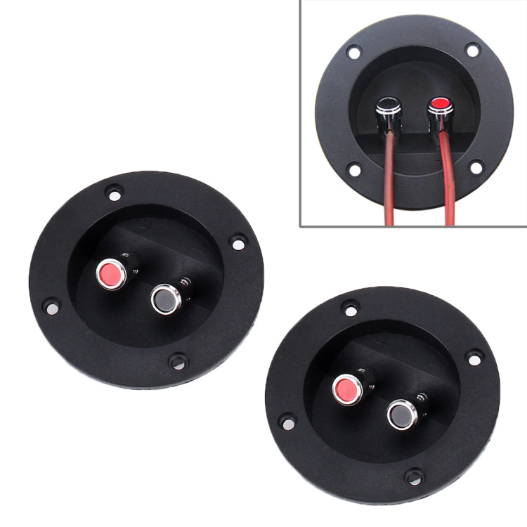 2 PCS DIY Home Car 2 Way Speaker Box Terminal Cup Subwoofer Plugs Stereo Binding Post, Car Stereo Binding Post