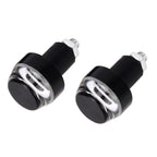Pair Motorcycle Turn Signal Light Grip Bar Plug Strobe Side Marker End LED Handlebar Lamp, Turn Double Light, Blue Light, Pink Light, Green Light, Red Light