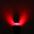 Pair Motorcycle Turn Signal Light Grip Bar Plug Strobe Side Marker End LED Handlebar Lamp, Red Light
