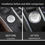 Car Engine Start Key Push Button Ring Trim Aluminum Alloy Sticker Decoration for Audi, For Audi(Engine Start)