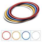 Car Auto Steering Wheel Aluminum Alloy Ring Cover Trim Sticker Decoration for Jaguar, For Jaguar