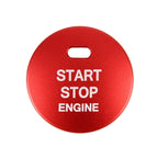 3D Aluminum Alloy Engine Start Stop Push Button Cover Trim Decorative Sticker for Mazda, for Mazda