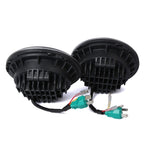 2 PCS 7 inch IP68 Waterproof 6500K 75W CREE LED Headlight Hi/Lo Beam Driving Lamp for Jeep Wrangler JK TJ LJ, 6500K 75W