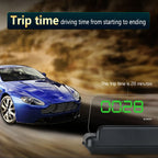 T900 Car GPS HUD Virtual HD Reflection Board Head-up Display, Speed & Driving Distance / Time Display, Over Speed & Voltage & Low Voltage Alarm, Fatigue Driving, T900  Green + White, T900 Blue + White, T900  White